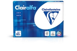 Ramette Clairalfa 1704 A4 80g Papier bureautique Clairefontaine A4
